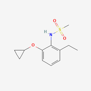 N-(2-Cyclopropoxy-6-ethylphenyl)methanesulfonamide