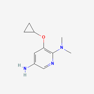 3-Cyclopropoxy-N2,N2-dimethylpyridine-2,5-diamine