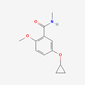 5-Cyclopropoxy-2-methoxy-N-methylbenzamide