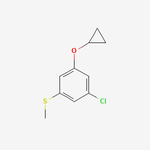 (3-Chloro-5-cyclopropoxyphenyl)(methyl)sulfane