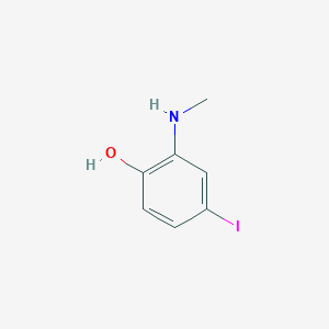 4-Iodo-2-(methylamino)phenol