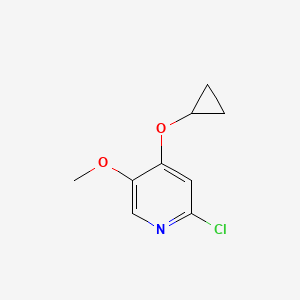 2-Chloro-4-cyclopropoxy-5-methoxypyridine