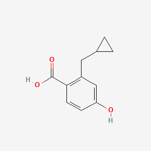 2-(Cyclopropylmethyl)-4-hydroxybenzoic acid