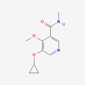 5-Cyclopropoxy-4-methoxy-N-methylnicotinamide