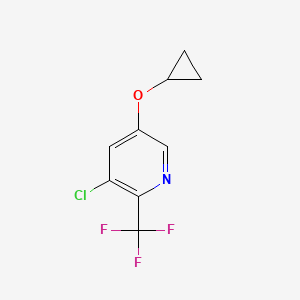 3-Chloro-5-cyclopropoxy-2-(trifluoromethyl)pyridine