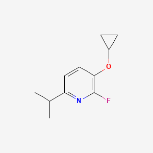 3-Cyclopropoxy-2-fluoro-6-isopropylpyridine