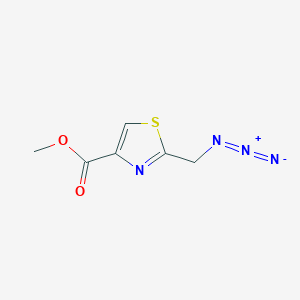 molecular formula C6H6N4O2S B1482677 Methyl 2-(azidomethyl)-1,3-thiazole-4-carboxylate CAS No. 1646202-26-7