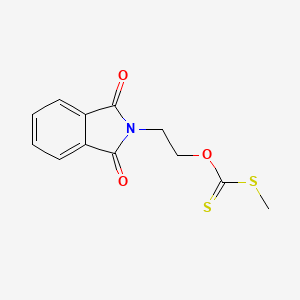 molecular formula C12H11NO3S2 B1482678 O-2-(1,3-二氧代异吲哚-2-基)乙基 S-甲基碳二硫代酸酯 CAS No. 1334418-35-7