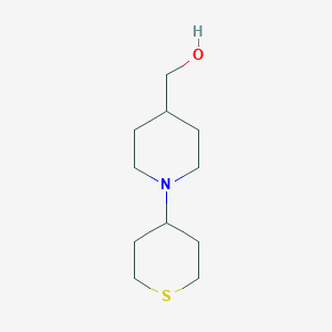 molecular formula C11H21NOS B1482716 [1-(噻吩-4-基)哌啶-4-基]甲醇 CAS No. 1823322-54-8