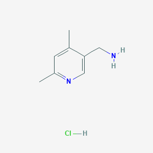molecular formula C8H13ClN2 B1482722 (4,6-Dimethylpyridin-3-yl)methanamine hydrochloride CAS No. 1909305-64-1