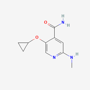 5-Cyclopropoxy-2-(methylamino)isonicotinamide