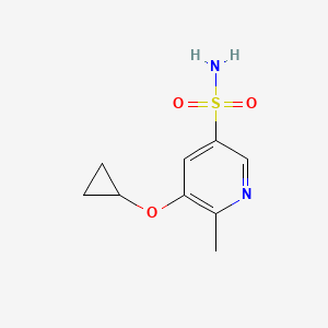 5-Cyclopropoxy-6-methylpyridine-3-sulfonamide