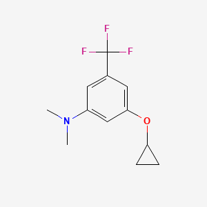 3-Cyclopropoxy-N,N-dimethyl-5-(trifluoromethyl)aniline