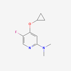 4-Cyclopropoxy-5-fluoro-N,N-dimethylpyridin-2-amine