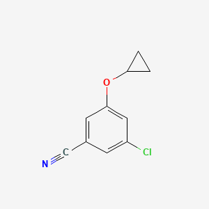 3-Chloro-5-cyclopropoxybenzonitrile