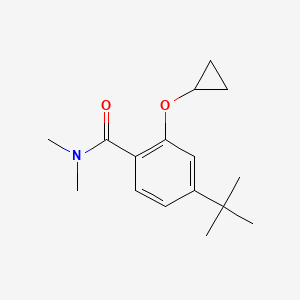 4-Tert-butyl-2-cyclopropoxy-N,N-dimethylbenzamide