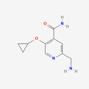 2-(Aminomethyl)-5-cyclopropoxyisonicotinamide