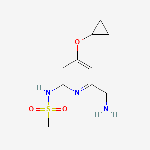 N-(6-(Aminomethyl)-4-cyclopropoxypyridin-2-YL)methanesulfonamide