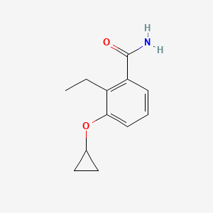 3-Cyclopropoxy-2-ethylbenzamide