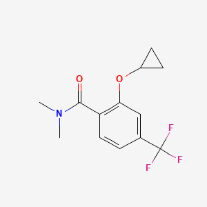 2-Cyclopropoxy-N,N-dimethyl-4-(trifluoromethyl)benzamide