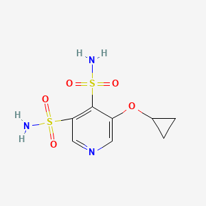 5-Cyclopropoxypyridine-3,4-disulfonamide