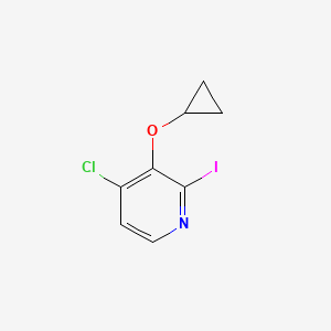 4-Chloro-3-cyclopropoxy-2-iodopyridine