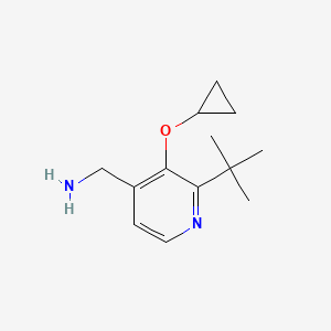 (2-Tert-butyl-3-cyclopropoxypyridin-4-YL)methanamine