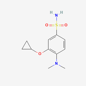 3-Cyclopropoxy-4-(dimethylamino)benzenesulfonamide