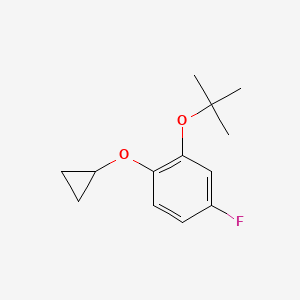 2-Tert-butoxy-1-cyclopropoxy-4-fluorobenzene