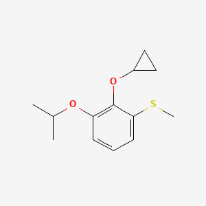 (2-Cyclopropoxy-3-isopropoxyphenyl)(methyl)sulfane