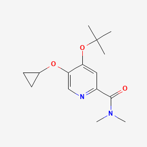 4-Tert-butoxy-5-cyclopropoxy-N,N-dimethylpicolinamide