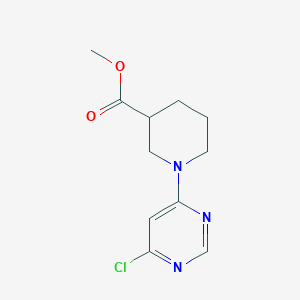 molecular formula C11H14ClN3O2 B1482813 Methyl 1-(6-chloropyrimidin-4-yl)piperidine-3-carboxylate CAS No. 1289216-99-4