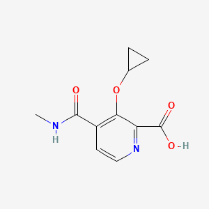 3-Cyclopropoxy-4-(methylcarbamoyl)picolinic acid