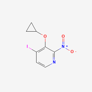 3-Cyclopropoxy-4-iodo-2-nitropyridine