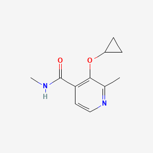 3-Cyclopropoxy-N,2-dimethylisonicotinamide