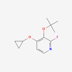 3-Tert-butoxy-4-cyclopropoxy-2-fluoropyridine