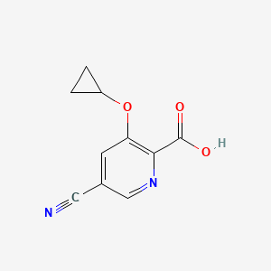 5-Cyano-3-cyclopropoxypicolinic acid