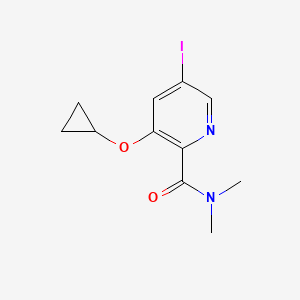 3-Cyclopropoxy-5-iodo-N,N-dimethylpicolinamide