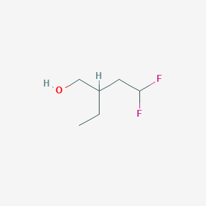 molecular formula C6H12F2O B1482820 2-乙基-4,4-二氟丁醇 CAS No. 1909305-27-6