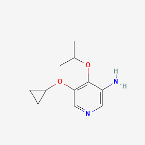 5-Cyclopropoxy-4-isopropoxypyridin-3-amine