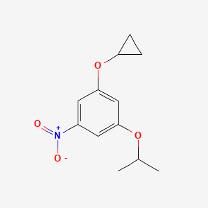 1-Cyclopropoxy-3-isopropoxy-5-nitrobenzene