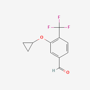 3-Cyclopropoxy-4-(trifluoromethyl)benzaldehyde