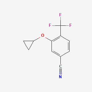 3-Cyclopropoxy-4-(trifluoromethyl)benzonitrile