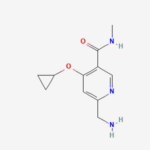 6-(Aminomethyl)-4-cyclopropoxy-N-methylnicotinamide