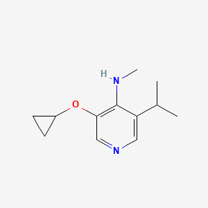 3-Cyclopropoxy-5-isopropyl-N-methylpyridin-4-amine