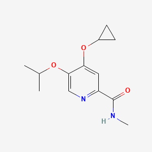 4-Cyclopropoxy-5-isopropoxy-N-methylpicolinamide