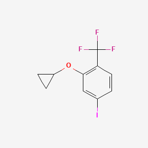 2-Cyclopropoxy-4-iodo-1-(trifluoromethyl)benzene