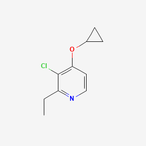 3-Chloro-4-cyclopropoxy-2-ethylpyridine