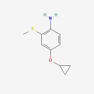 4-Cyclopropoxy-2-(methylthio)aniline