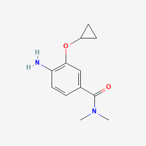 4-Amino-3-cyclopropoxy-N,N-dimethylbenzamide